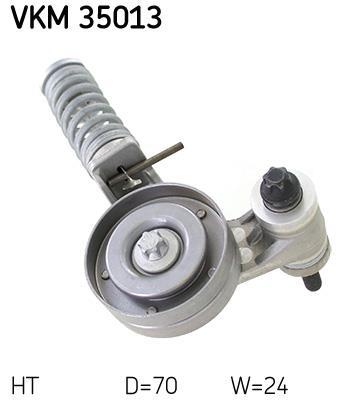 Polea tensora, correa auxiliar servicios SKF ref. VKM 35013